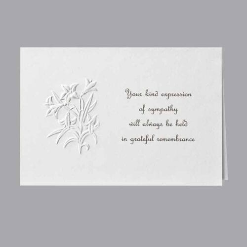 Acknowledgment Card