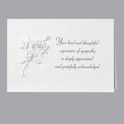 Acknowledgment Card