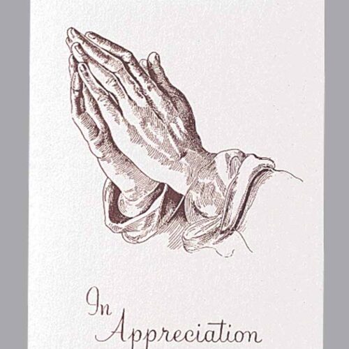 Acknowledgment Card