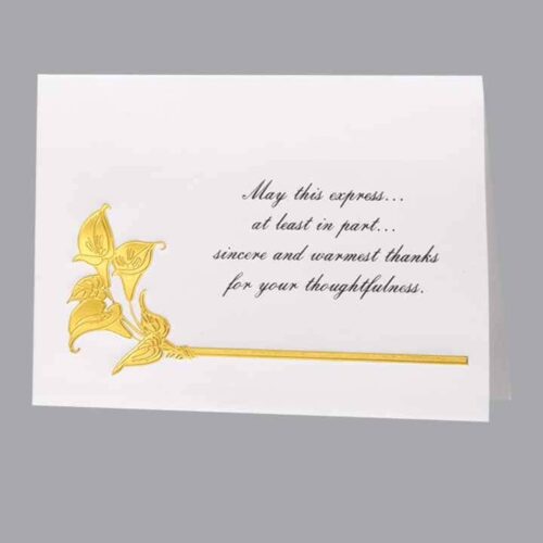 Acknowledgment Card