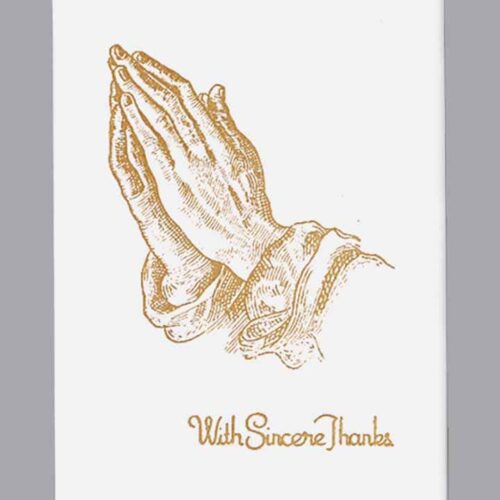 Acknowledgment Card