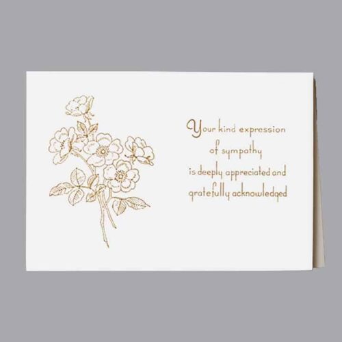 Acknowledgment Card